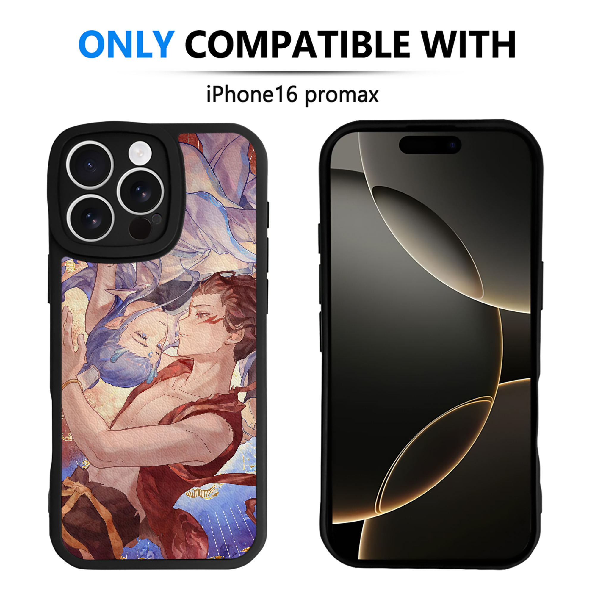 （画像用） Ne Zha 2 ナタ 魔童の大暴れ 【iPhone 16シリーズ対応】シリコンスマホケース（レザー調） 材質：シリコン